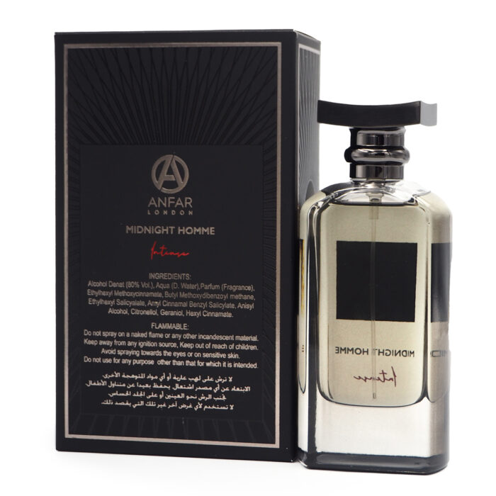 Midnight Homme Intense Parfum 100ML for Man by Anfar London, Arabian Perfume - Image 6