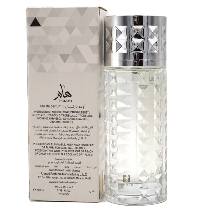 Haam EDP Perfume 100ML for Man & Women by Ahmed Perfume - Image 4