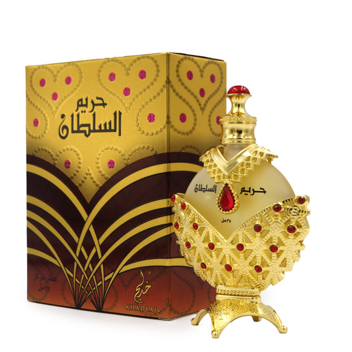 Hareem Al Sultan Gold Perfume 35ml for Women by Khadlaj, Arabian Parfum - Image 3