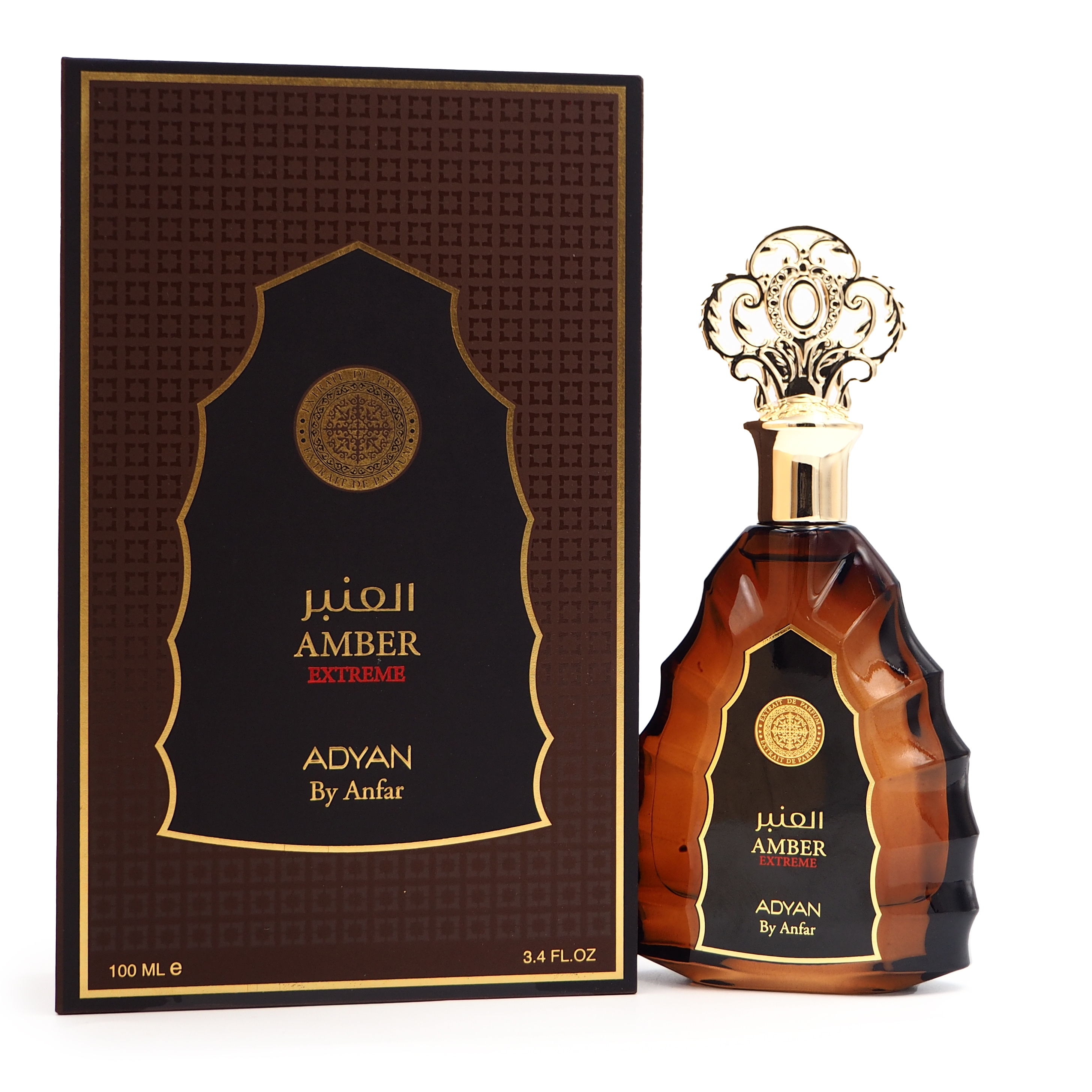 Amber Extreme EDP Perfume 100ML by Adyan for Man & Women , Minyak Wangi Arab