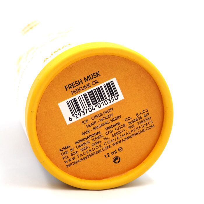 Fresh Musk 12ml Oil Perfume Non Al Cohol Crafting Memories By Ajmal - Image 2