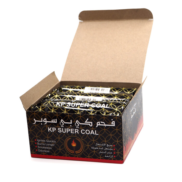 Kp Super Coal - Charcoal 33mm*80 Round PCS, Bakhoor Arang - Image 3