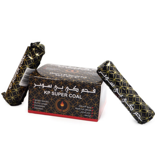 Kp Super Coal - Charcoal 33mm*80 Round PCS, Bakhoor Arang