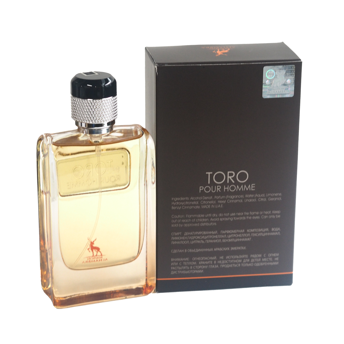 Alhambra Toro Pour Homme EDP By Maison Alhambra Fragrance For Men 100ML