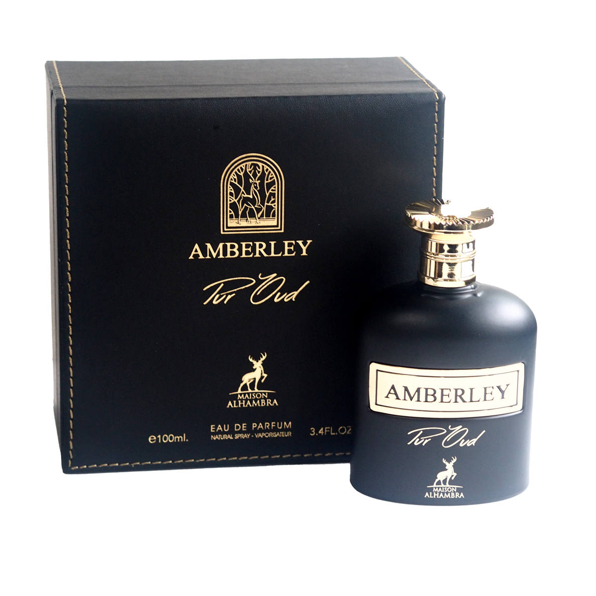 Alhambra Amberley Pur Oud Black EDP By Maison Alhambra Fragrance For Men And Women 100ML
