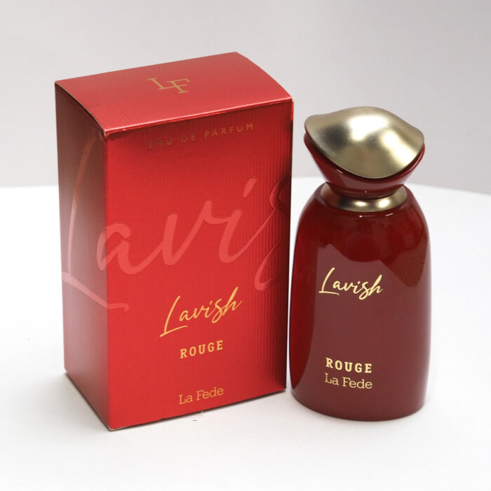 La Fede Lavish Rouge Arab Perfume for Perempuan Women 100ml by Khaldj, Minyak Wangi Arab - Image 2