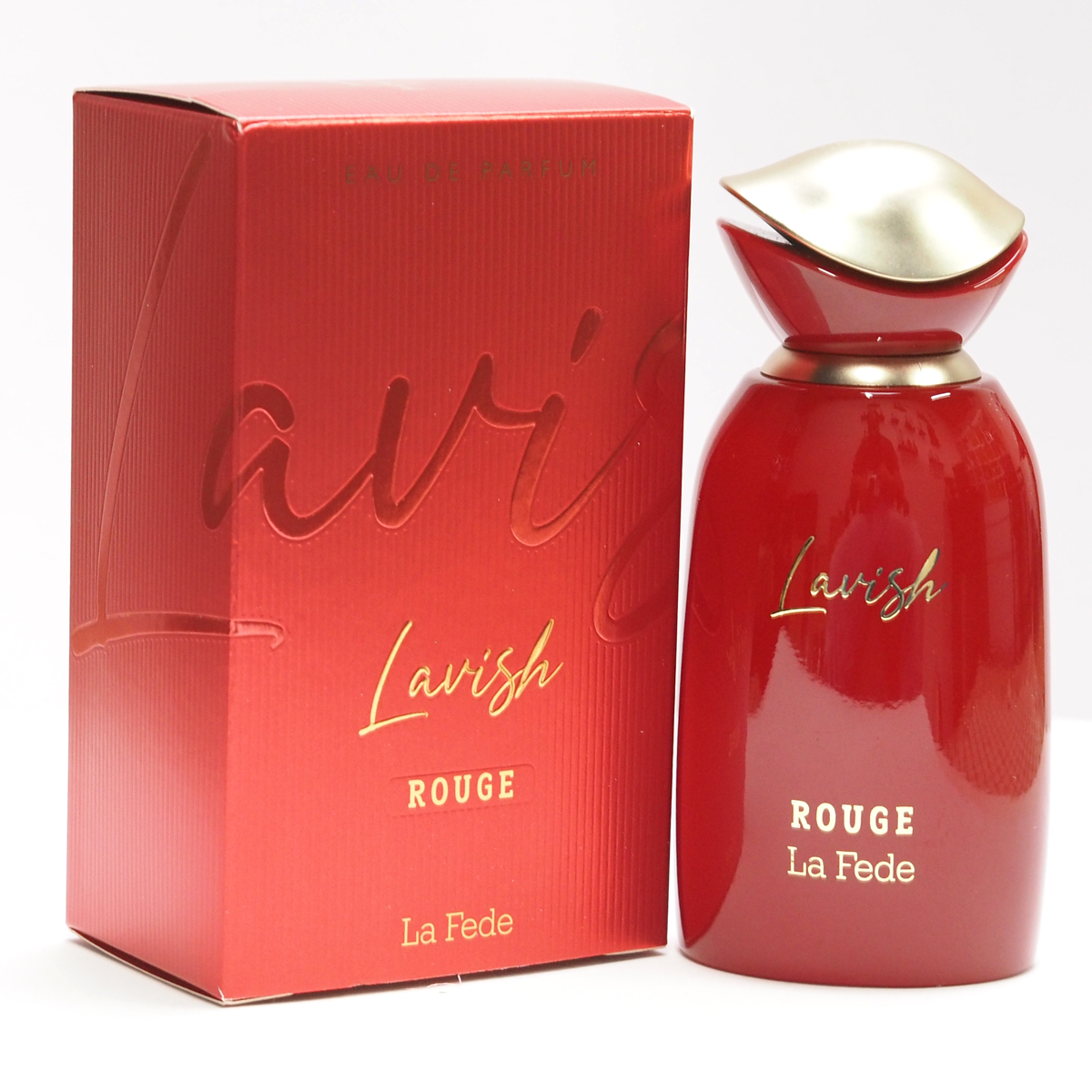 La Fede Lavish Rouge Arab Perfume for Perempuan Women 100ml by Khaldj, Minyak Wangi Arab