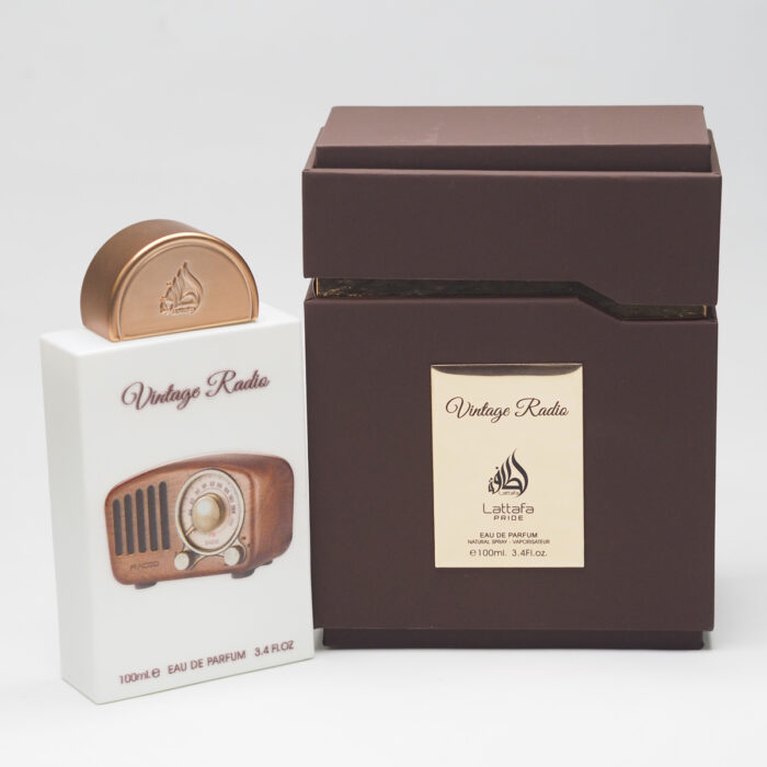 Vintage Radio Edp Perfume for Unisex 100ML by Lattafa Pride, Monyak Wangi Perempuan , Lelaki - Image 4