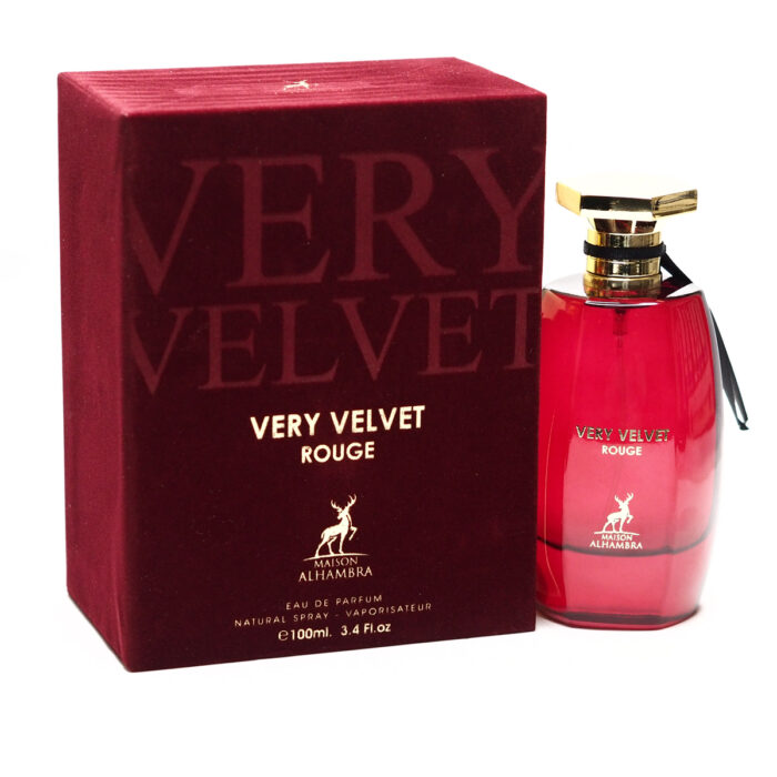 Very Velvet Rouge EDP Perfume 100ml by Masion Alhambra, Minyak Wangi Arab - Image 2