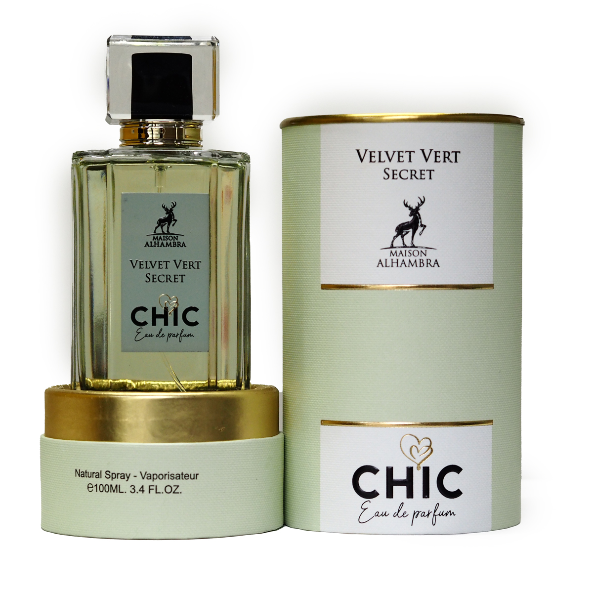 Velvet Vert Secret EDP Perfume 100ml for Women by Masion Alhambra, Minyak Wangi Perempuan arab