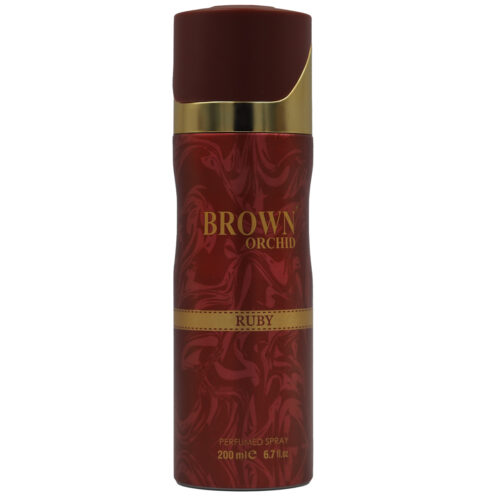 Brown Orchid Ruby 200ml Perfumed Deodorant for Women by Fragrace World