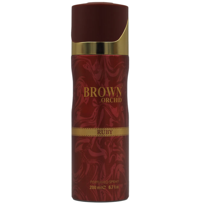 Brown Orchid Ruby 200ml Perfumed Deodorant for Women by Fragrace World