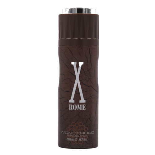 X Rome Wonderoud 200ML Perfumed Deodorant for Man & Women by Fragrance World