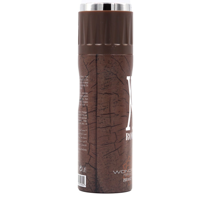 X Rome Wonderoud 200ML Perfumed Deodorant for Man & Women by Fragrance World - Image 3