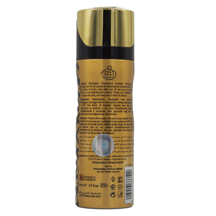 Arabian Mysteny 200ML  Deodorant Spray for Unisex by Fragrace world - Image 4