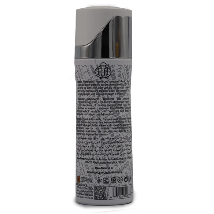 Fragrace world Supreme L'homme 200ML Deodorant Spray - Image 4