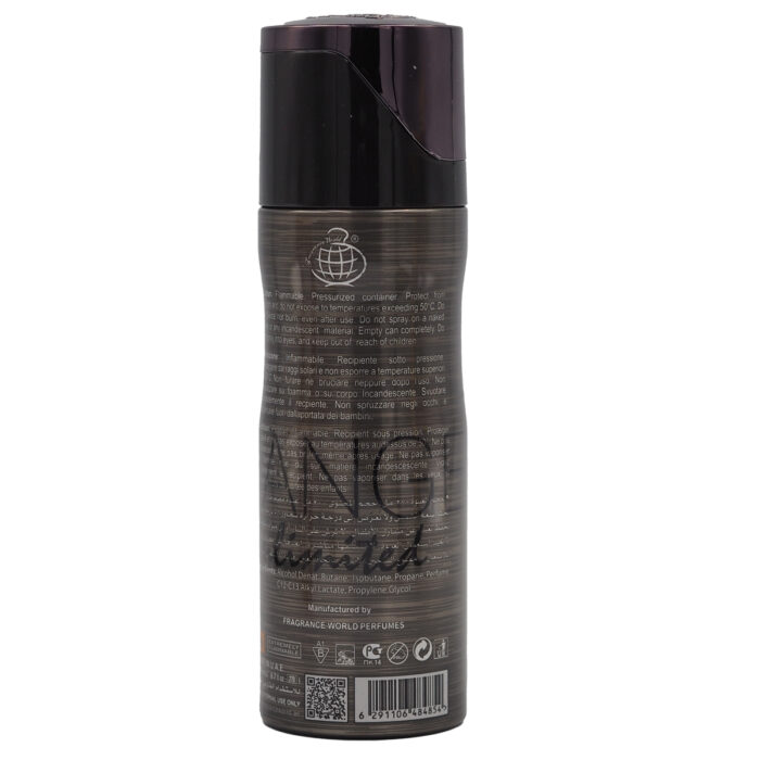 Exchange 200ML Body Deodorant for Unisex by Fragrace World - Image 3