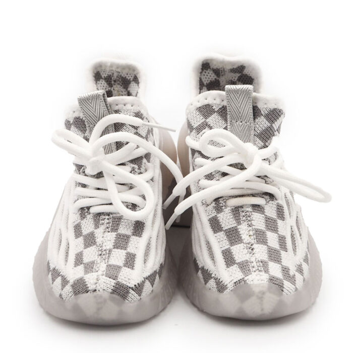 Extra Sof Sneaker Shoes for Boys & Girls, Breathable and Light for Running, Toddler Sport , Mesh Upper (WHITE 550)