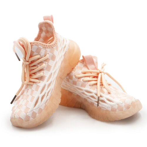 Children Sneaker Shoes Soft Rubber Outsole, Boys Girls Running Shoe Toddler ,( Pink 550)