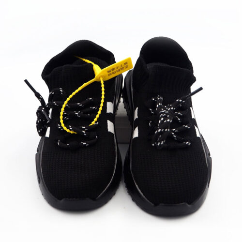 Fashionable Breathable Mesh Soft Sole Sports Shoes for Boys and Girls,( Black Color fl2022-702)