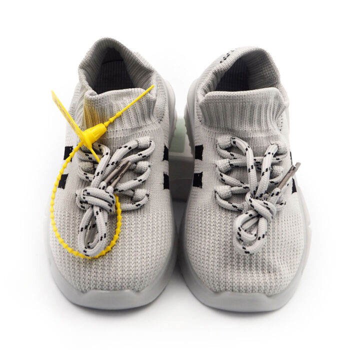 Fashionable Breathable Mesh Soft Sole Sports Shoes for Boys and Girls, (Gray Color fl2022-702) - Image 2