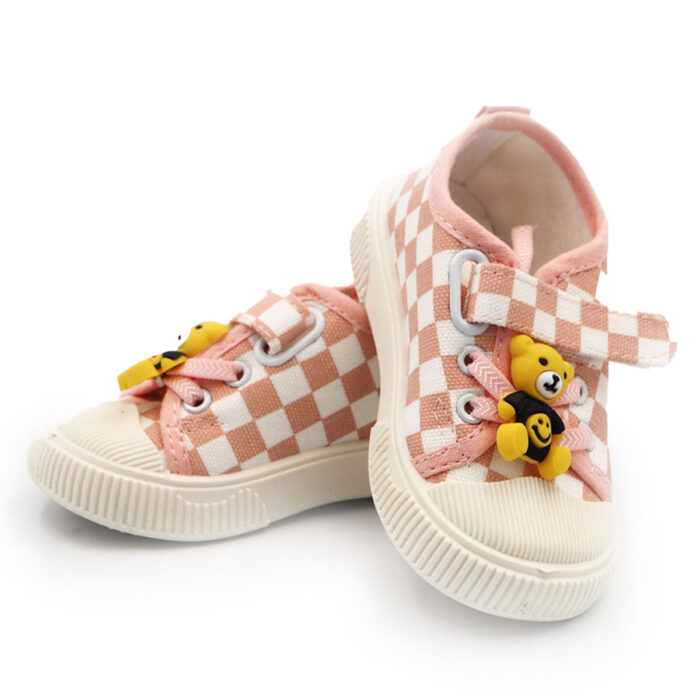 Babies, Toddlers Casual Sneakers , Lightweigh shoes for Indoor & Out door, Cute Easy to Wear (Pink - white 8823) - Image 4