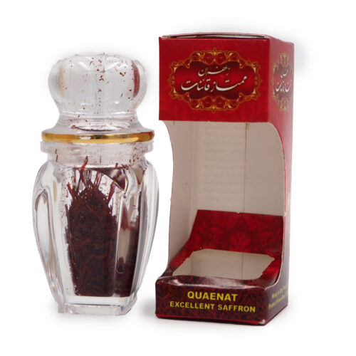 Quaenat Excellent Saffron 1g Bottol Grade AAA Iranian Saffron Spice for Discerning Cooks
