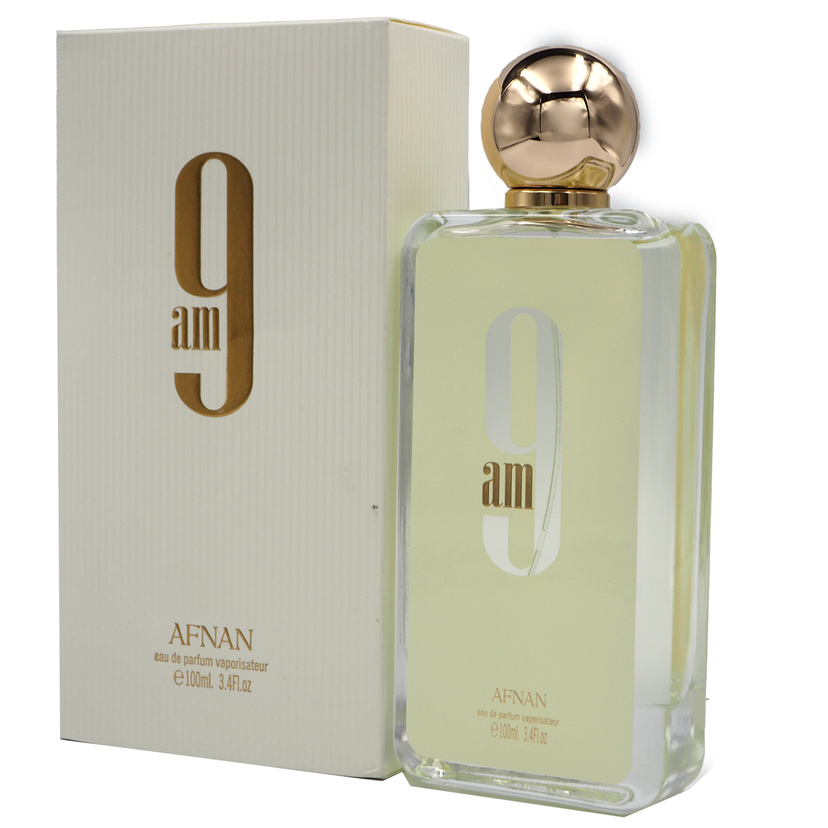 Afnan 9am EDP Perfume - White for Man & Women - Perempuan & Lelaki 100ML
