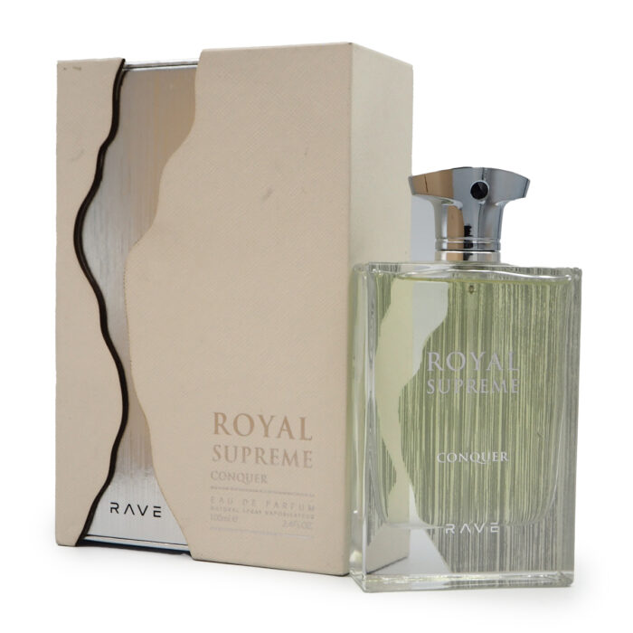 Royal Supreme Conquer EDP Perfume for Man 100ml by Rave Lattafa - Image 3