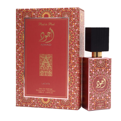 Ajwad 60ml Pink To Pink EDP Perfume for Women by Lattafa, Minyak Wangi Arab