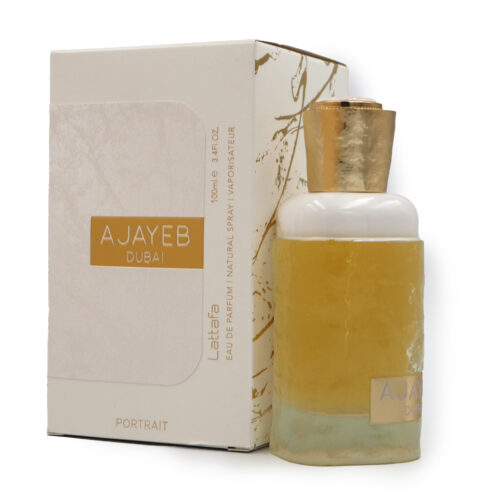 "Ajayeb Dubai Portrait EDP Perfume 100ml for Man & Women by Lattafa, Arabian Wangi Unisex "