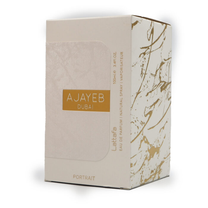"Ajayeb Dubai Portrait EDP Perfume 100ml for Man & Women by Lattafa, Arabian Wangi Unisex " - Image 4