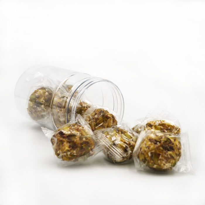 Turkish Sweets - Al Sham Manwa Salwa With Pistachio (Fg002790) , 140g, 7 Pcs - Image 2
