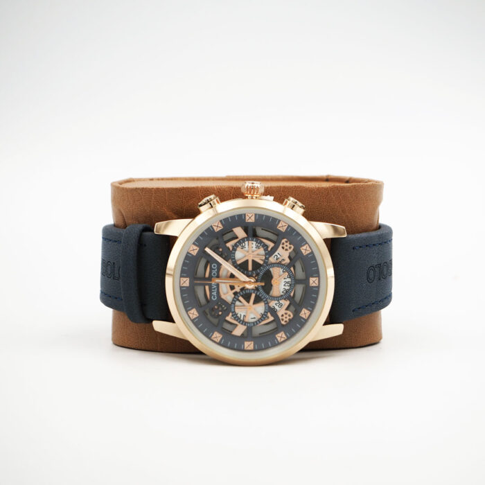 CALVNBOLO Watch Set For Men Analog Modern Design Pu Leather Strap CALVNBOLO 29 - Image 6