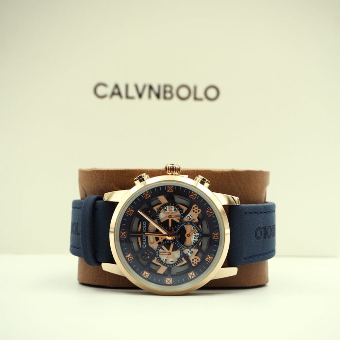 CALVNBOLO Watch Set For Men Analog Modern Design Pu Leather Strap CALVNBOLO 29 - Image 7