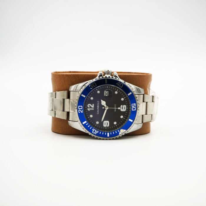 CALVNBOLO Watch Set For Men Analog Steel Strap Blue Silver CALVNBOLO 28 - Image 5
