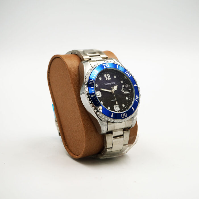 CALVNBOLO Watch Set For Men Analog Steel Strap Blue Silver CALVNBOLO 28 - Image 6