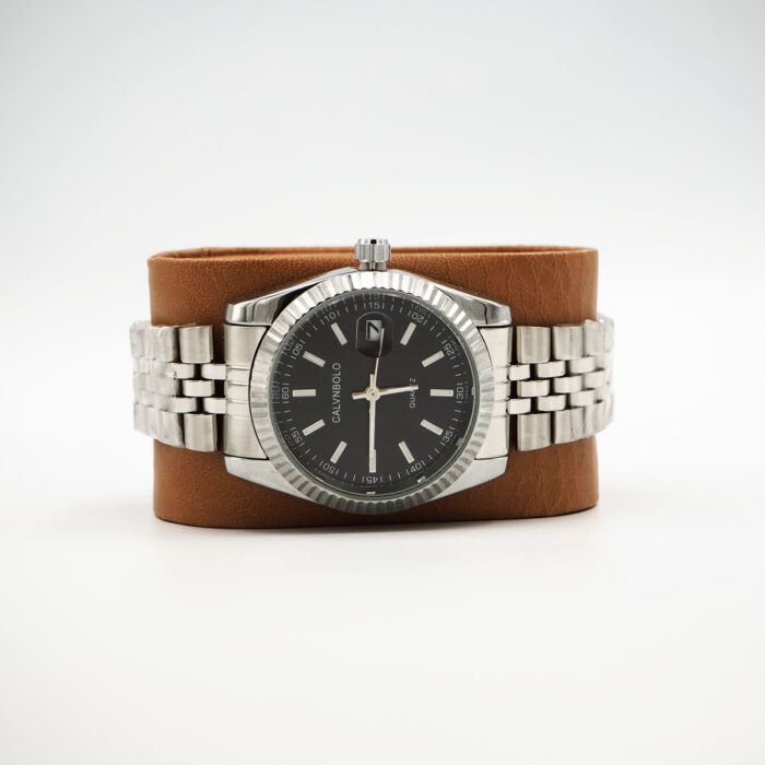 CALVNBOLO Watch Set For Men Analog Jam Steel Strap CALVNBOLO 016 - Image 4