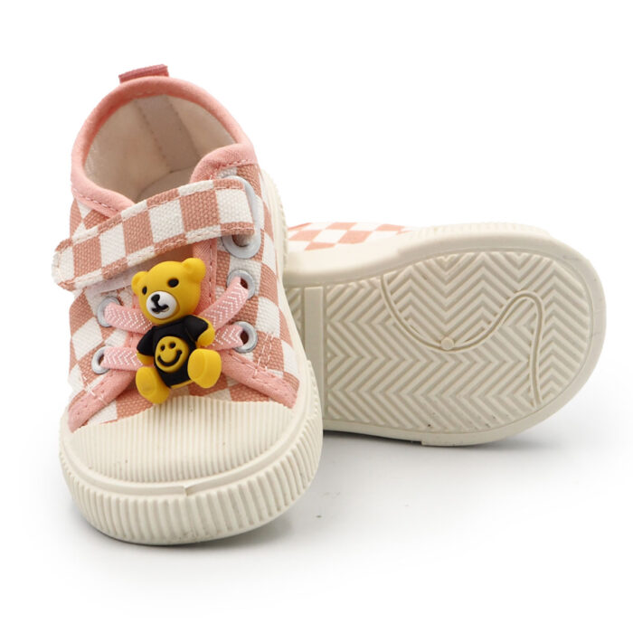 Babies, Toddlers Casual Sneakers , Lightweigh shoes for Indoor & Out door, Cute Easy to Wear (Pink - white 8823) - Image 5