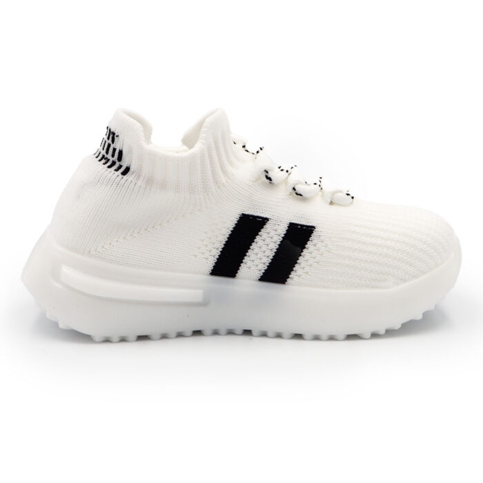Fashionable Breathable Mesh Soft Sole Sports Shoes for Boys and Girls, (White Color  fl2022-702 ) - Image 7