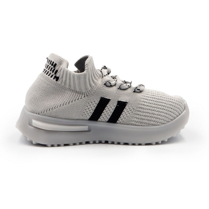 Fashionable Breathable Mesh Soft Sole Sports Shoes for Boys and Girls, (Gray Color fl2022-702) - Image 8