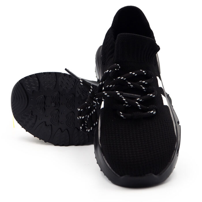 Fashionable Breathable Mesh Soft Sole Sports Shoes for Boys and Girls,( Black Color fl2022-702) - Image 6