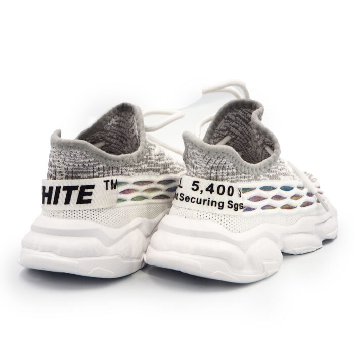 Boys & Girls Shoes for Sport, Casual Sneakers non-Slip Light Weight Breathable and Soft  (White 2021) - Image 4