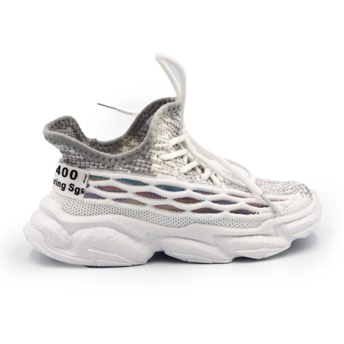 Boys & Girls Shoes for Sport, Casual Sneakers non-Slip Light Weight Breathable and Soft  (White 2021) - Image 2