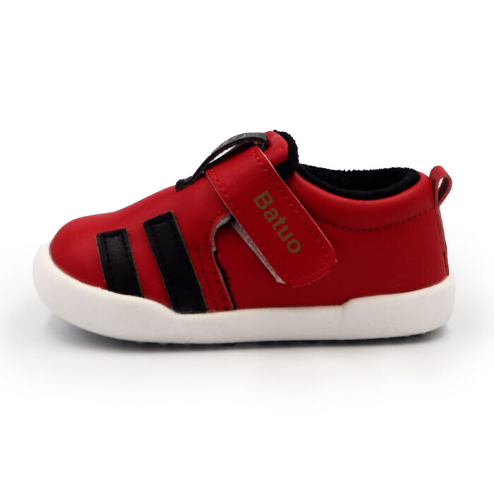 cSoft Bottom Shoes for Kids Baby Boys Girls, Flat Shoes Lightweight Soft ( red Se3086) - Image 8