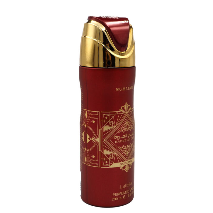 Lattafa Badee Al Oud Sublime Body Spray 200ml - Image 4