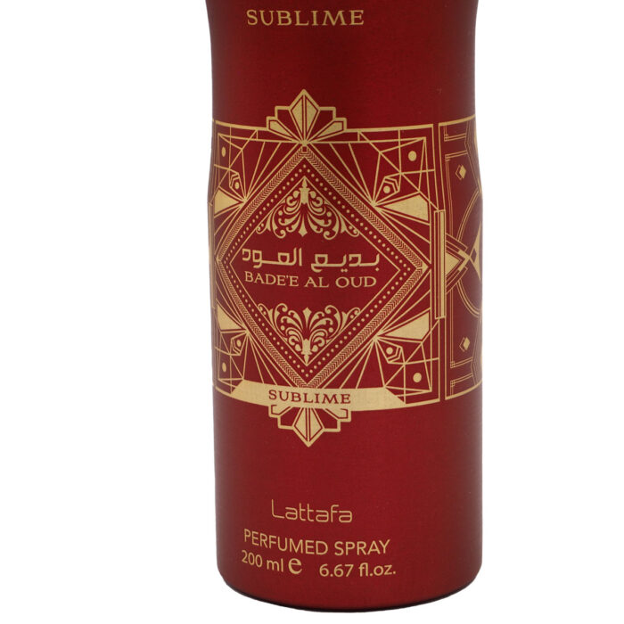 Lattafa Badee Al Oud Sublime Body Spray 200ml - Image 5
