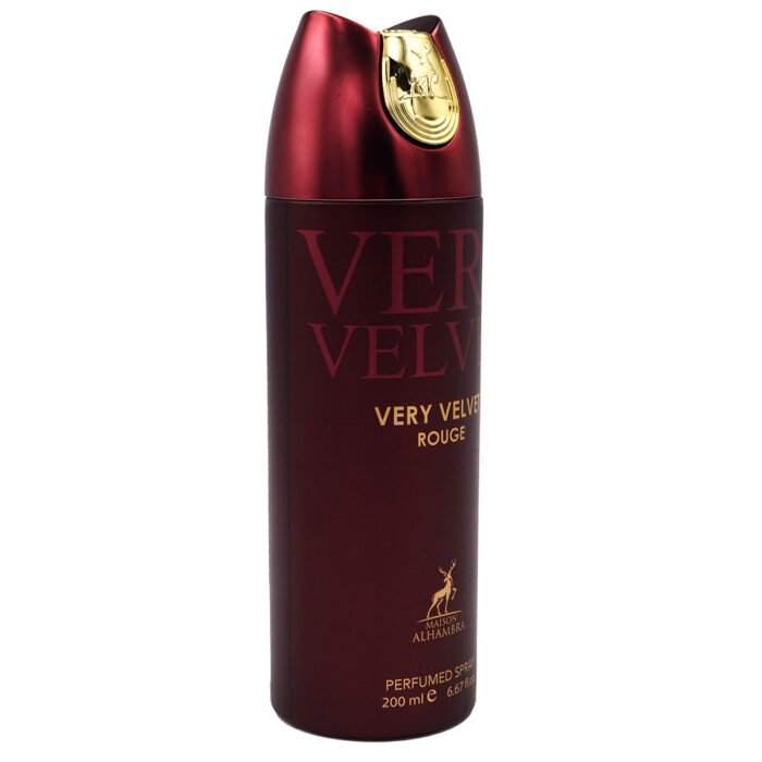 Alhambra Very Velvet Rouge Body Spray 200ml - Image 3