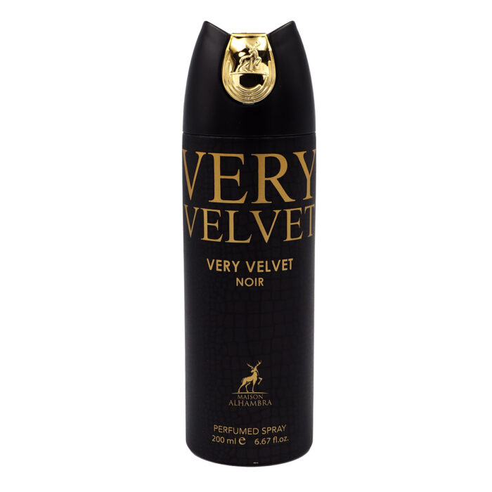 Alhambra Very Velvet Noir Body Spray 200ml - Image 2