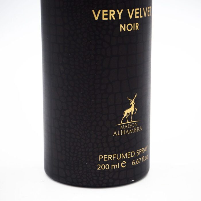 Alhambra Very Velvet Noir Body Spray 200ml - Image 5